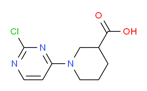 CAS No. 1245570-05-1, 1-(2-Chloropyrimidin-4-yl)piperidine-3-carboxylic acid