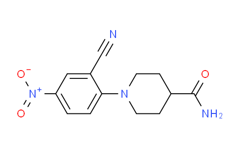 CAS No. 927700-31-0, 1-(2-Cyano-4-nitrophenyl)piperidine-4-carboxamide