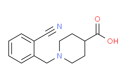 CAS No. 1153070-82-6, 1-(2-Cyanobenzyl)piperidine-4-carboxylic acid