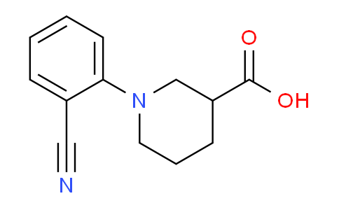 CAS No. 942474-51-3, 1-(2-Cyanophenyl)piperidine-3-carboxylic acid