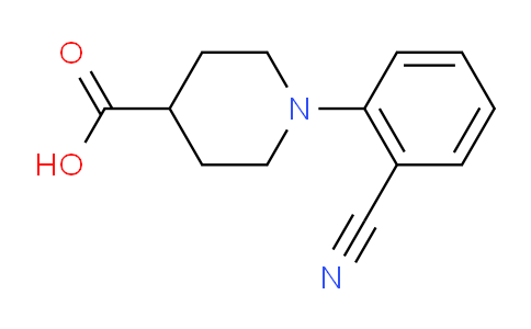 CAS No. 937601-79-1, 1-(2-Cyanophenyl)piperidine-4-carboxylic acid
