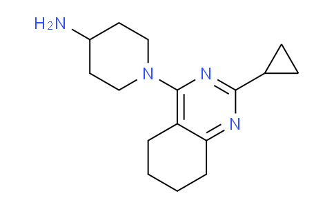 CAS No. 1707735-31-6, 1-(2-Cyclopropyl-5,6,7,8-tetrahydroquinazolin-4-yl)piperidin-4-amine