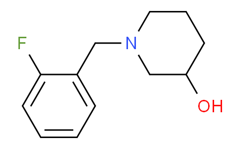 CAS No. 864388-88-5, 1-(2-Fluorobenzyl)piperidin-3-ol