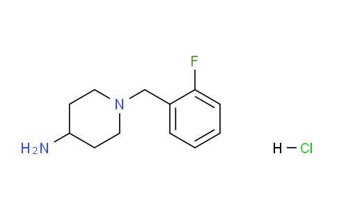 CAS No. 1158414-05-1, 1-(2-Fluorobenzyl)piperidin-4-amine hydrochloride