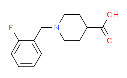 CAS No. 901313-43-7, 1-(2-Fluorobenzyl)piperidine-4-carboxylic acid