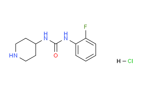 CAS No. 1233955-55-9, 1-(2-Fluorophenyl)-3-(piperidin-4-yl)urea hydrochloride