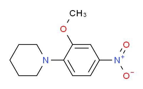 CAS No. 118450-89-8, 1-(2-Methoxy-4-nitrophenyl)piperidine