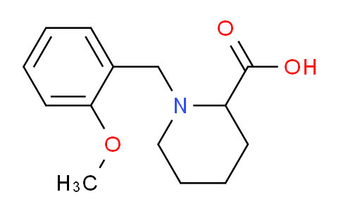 CAS No. 1033400-09-7, 1-(2-Methoxybenzyl)piperidine-2-carboxylic acid
