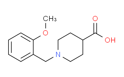 CAS No. 897094-26-7, 1-(2-Methoxybenzyl)piperidine-4-carboxylic acid