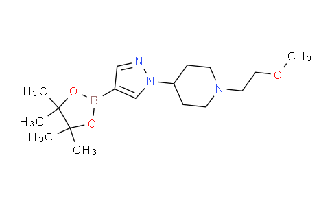 CAS No. 1175273-86-5, 1-(2-Methoxyethyl)-4-(4-(4,4,5,5-tetramethyl-1,3,2-dioxaborolan-2-yl)-1H-pyrazol-1-yl)piperidine