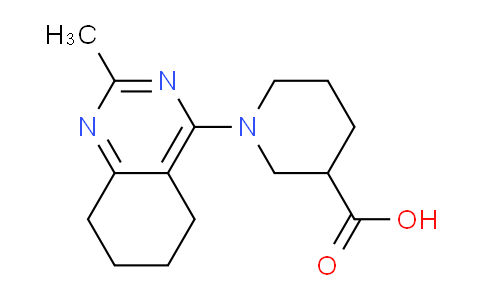 CAS No. 1708080-34-5, 1-(2-Methyl-5,6,7,8-tetrahydroquinazolin-4-yl)piperidine-3-carboxylic acid