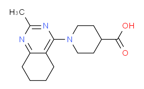 CAS No. 1708428-22-1, 1-(2-Methyl-5,6,7,8-tetrahydroquinazolin-4-yl)piperidine-4-carboxylic acid
