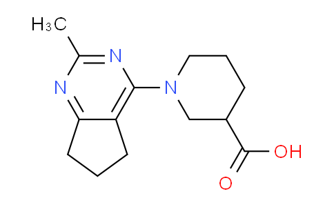 CAS No. 1708370-54-0, 1-(2-Methyl-6,7-dihydro-5H-cyclopenta[d]pyrimidin-4-yl)piperidine-3-carboxylic acid