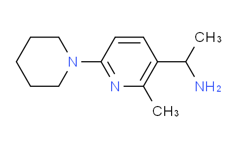 CAS No. 1355175-75-5, 1-(2-Methyl-6-(piperidin-1-yl)pyridin-3-yl)ethanamine