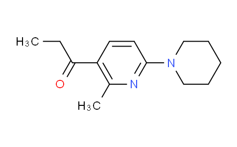 CAS No. 1355191-77-3, 1-(2-Methyl-6-(piperidin-1-yl)pyridin-3-yl)propan-1-one