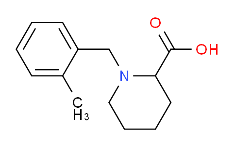 CAS No. 1039714-46-9, 1-(2-Methylbenzyl)piperidine-2-carboxylic acid
