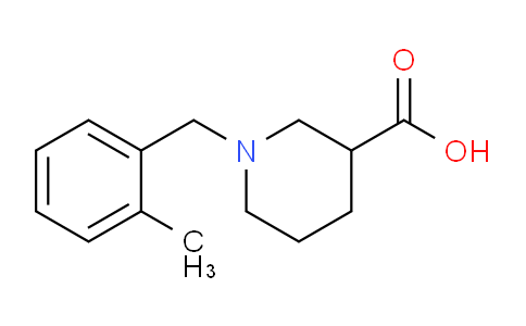 CAS No. 896047-10-2, 1-(2-Methylbenzyl)piperidine-3-carboxylic acid