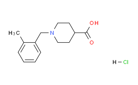 CAS No. 1185303-45-0, 1-(2-Methylbenzyl)piperidine-4-carboxylic acid hydrochloride