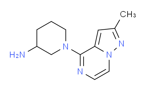 CAS No. 1708268-40-9, 1-(2-Methylpyrazolo[1,5-a]pyrazin-4-yl)piperidin-3-amine