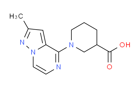 CAS No. 1708013-11-9, 1-(2-Methylpyrazolo[1,5-a]pyrazin-4-yl)piperidine-3-carboxylic acid