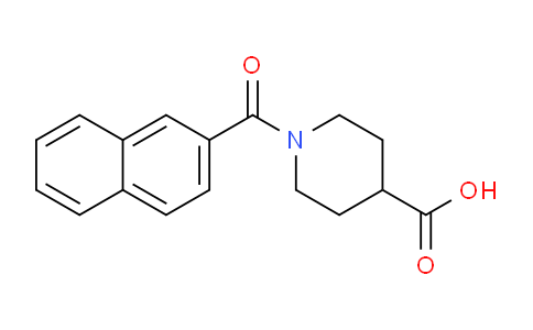 CAS No. 147636-52-0, 1-(2-Naphthoyl)piperidine-4-carboxylic acid