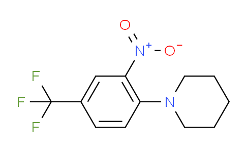 CAS No. 1692-79-1, 1-(2-Nitro-4-(trifluoromethyl)phenyl)piperidine