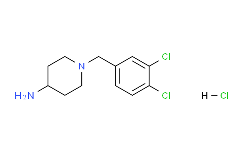 CAS No. 1289386-66-8, 1-(3,4-Dichlorobenzyl)piperidin-4-amine hydrochloride
