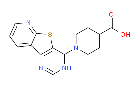 CAS No. 1313845-21-4, 1-(3,4-Dihydropyrido[3',2':4,5]thieno[3,2-d]pyrimidin-4-yl)piperidine-4-carboxylic acid