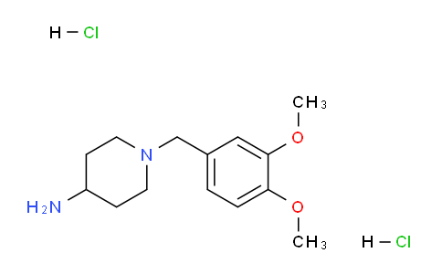CAS No. 100861-94-7, 1-(3,4-Dimethoxybenzyl)piperidin-4-amine dihydrochloride