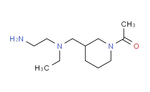 CAS No. 1353970-01-0, 1-(3-(((2-Aminoethyl)(ethyl)amino)methyl)piperidin-1-yl)ethanone