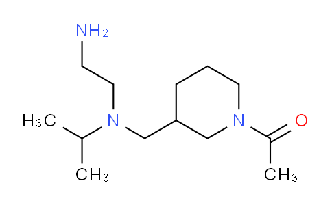 CAS No. 1353974-62-5, 1-(3-(((2-Aminoethyl)(isopropyl)amino)methyl)piperidin-1-yl)ethanone