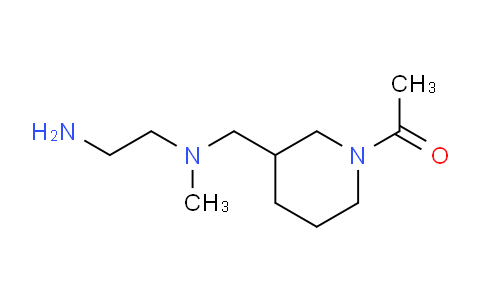 CAS No. 1353984-68-5, 1-(3-(((2-Aminoethyl)(methyl)amino)methyl)piperidin-1-yl)ethanone
