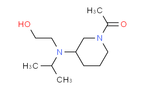 CAS No. 1353948-33-0, 1-(3-((2-Hydroxyethyl)(isopropyl)amino)piperidin-1-yl)ethanone