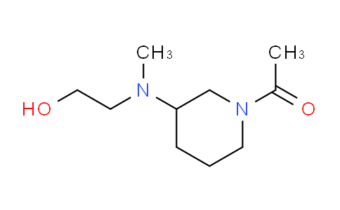 CAS No. 1353948-14-7, 1-(3-((2-Hydroxyethyl)(methyl)amino)piperidin-1-yl)ethanone