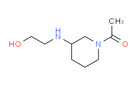 CAS No. 1353947-95-1, 1-(3-((2-Hydroxyethyl)amino)piperidin-1-yl)ethanone