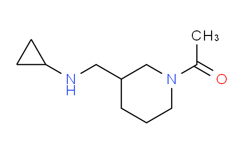 CAS No. 1353971-69-3, 1-(3-((Cyclopropylamino)methyl)piperidin-1-yl)ethanone