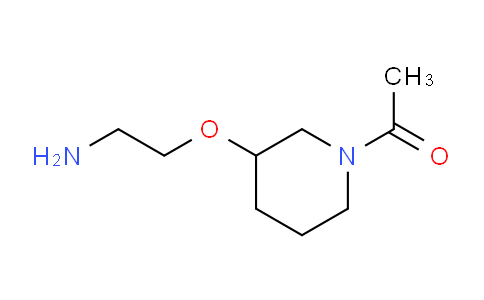 CAS No. 1353966-18-3, 1-(3-(2-Aminoethoxy)piperidin-1-yl)ethanone
