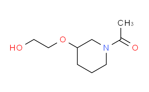 CAS No. 1353982-84-9, 1-(3-(2-Hydroxyethoxy)piperidin-1-yl)ethanone
