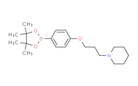 CAS No. 401895-68-9, 1-(3-(4-(4,4,5,5-Tetramethyl-1,3,2-dioxaborolan-2-yl)phenoxy)propyl)piperidine