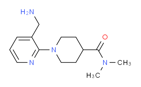 CAS No. 1708401-60-8, 1-(3-(Aminomethyl)pyridin-2-yl)-N,N-dimethylpiperidine-4-carboxamide