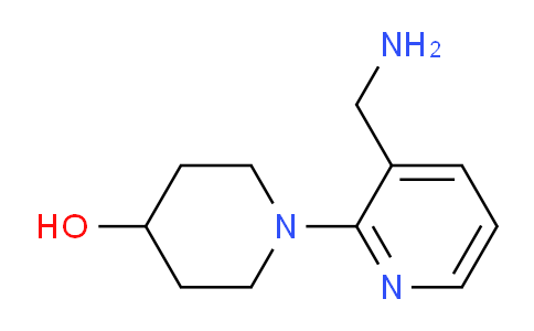 CAS No. 954271-42-2, 1-(3-(Aminomethyl)pyridin-2-yl)piperidin-4-ol