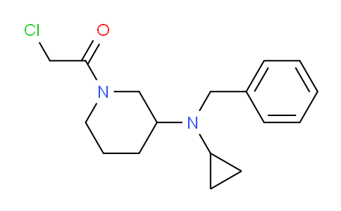 CAS No. 1353944-72-5, 1-(3-(Benzyl(cyclopropyl)amino)piperidin-1-yl)-2-chloroethanone