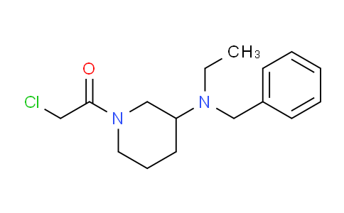 CAS No. 1353983-67-1, 1-(3-(Benzyl(ethyl)amino)piperidin-1-yl)-2-chloroethanone