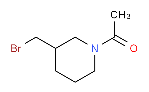CAS No. 1082916-18-4, 1-(3-(Bromomethyl)piperidin-1-yl)ethanone