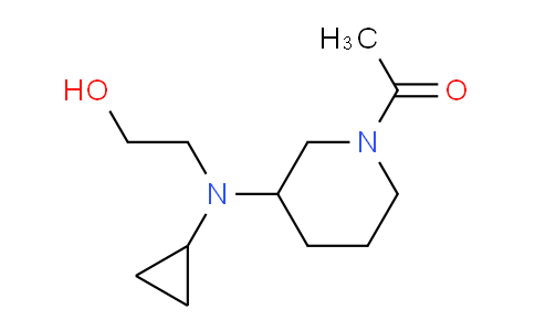 CAS No. 1353974-55-6, 1-(3-(Cyclopropyl(2-hydroxyethyl)amino)piperidin-1-yl)ethanone