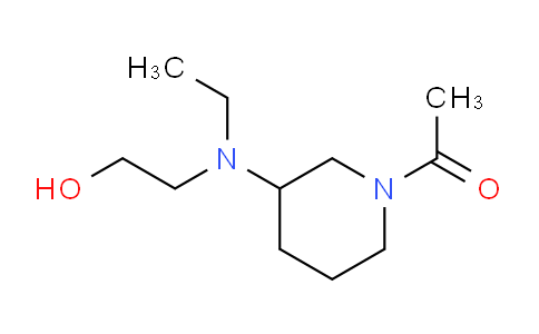 CAS No. 1353976-18-7, 1-(3-(Ethyl(2-hydroxyethyl)amino)piperidin-1-yl)ethanone
