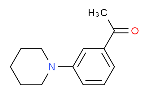 CAS No. 39911-01-8, 1-(3-(Piperidin-1-yl)phenyl)ethanone
