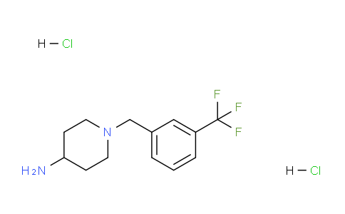 CAS No. 1211512-12-7, 1-(3-(Trifluoromethyl)benzyl)piperidin-4-amine dihydrochloride