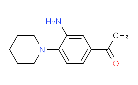 CAS No. 30877-81-7, 1-(3-Amino-4-(piperidin-1-yl)phenyl)ethanone