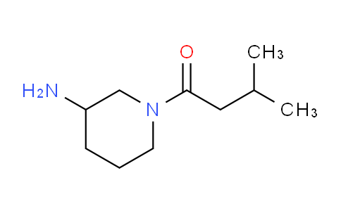 CAS No. 1114596-49-4, 1-(3-Aminopiperidin-1-yl)-3-methylbutan-1-one